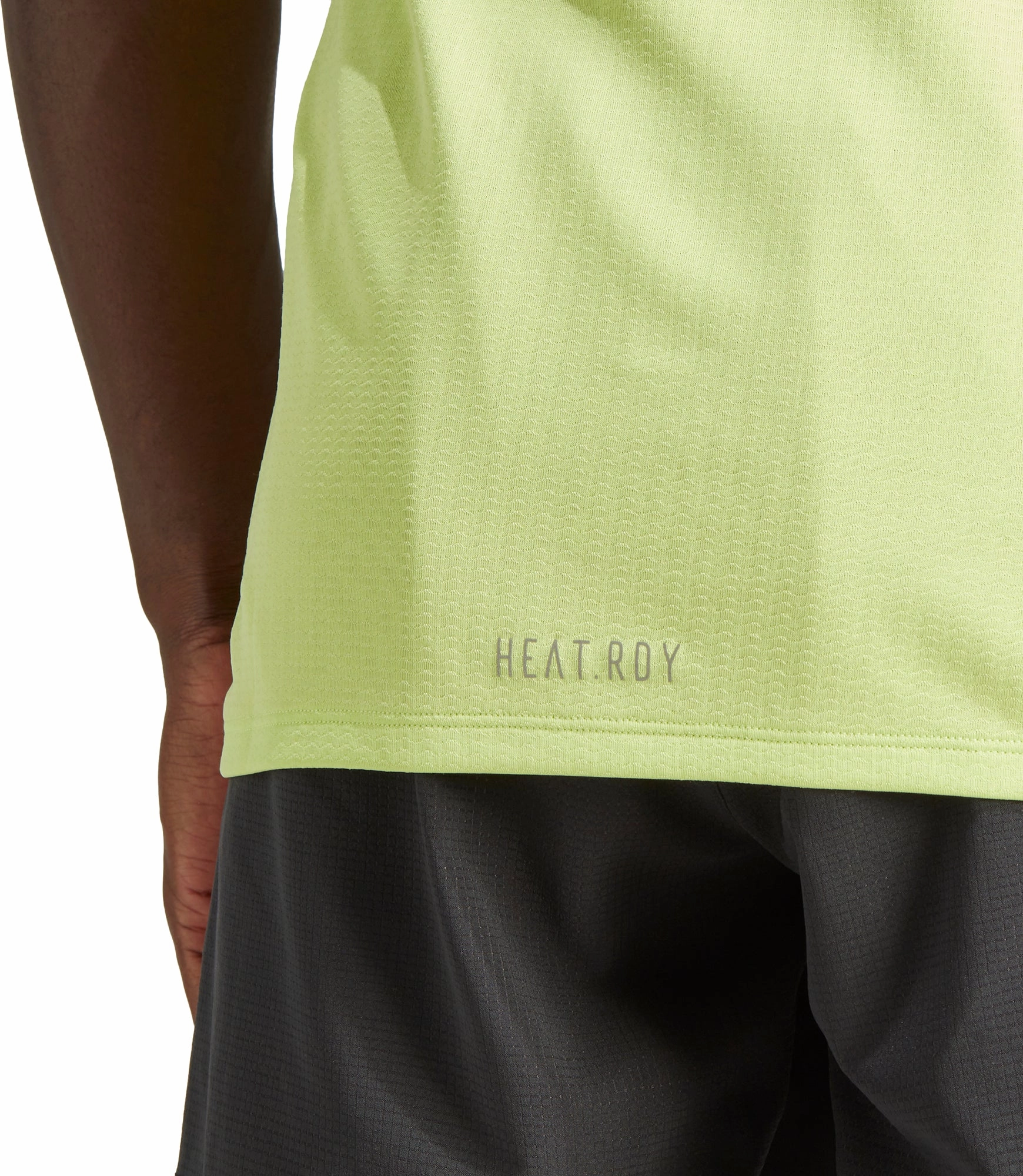 AntiPillFinish adidas Designed 4 Training Short Sleeve Mens Training Top - Green