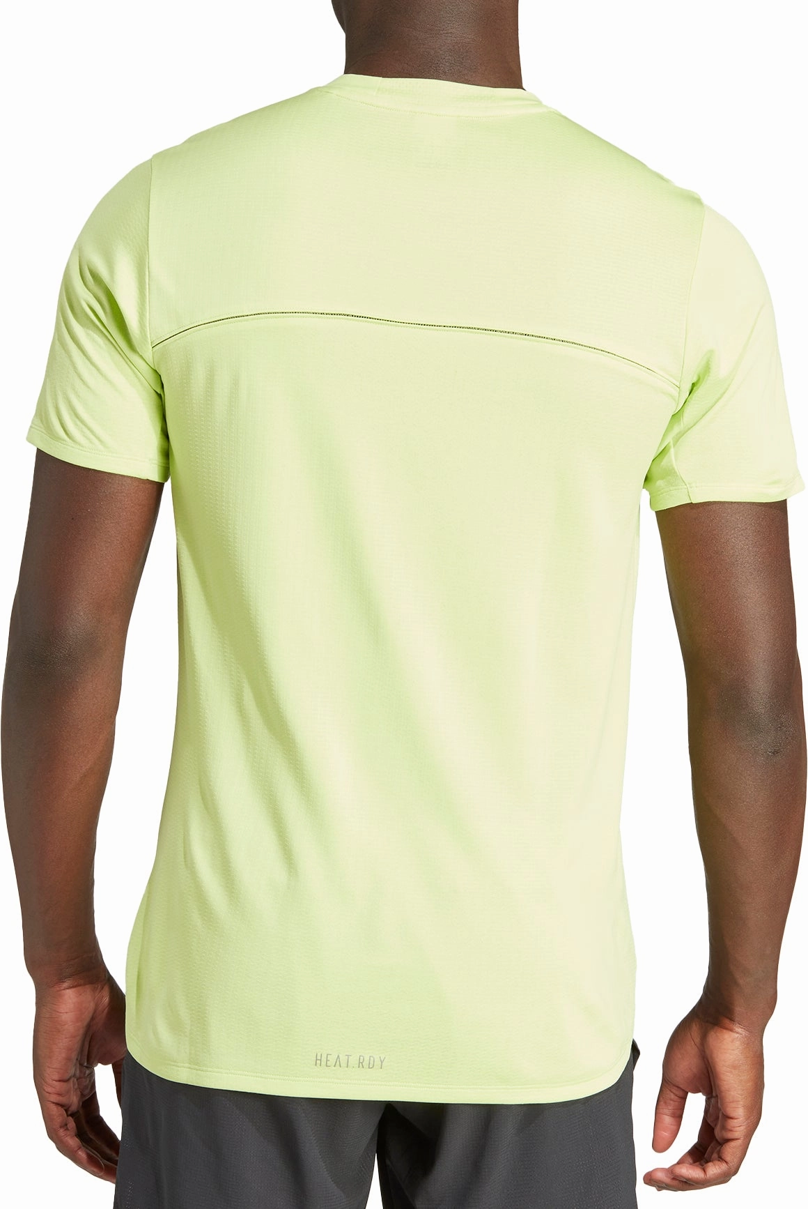 adidas Designed 4 Training Short Sleeve Mens Training Top - Green AdjustableHemline