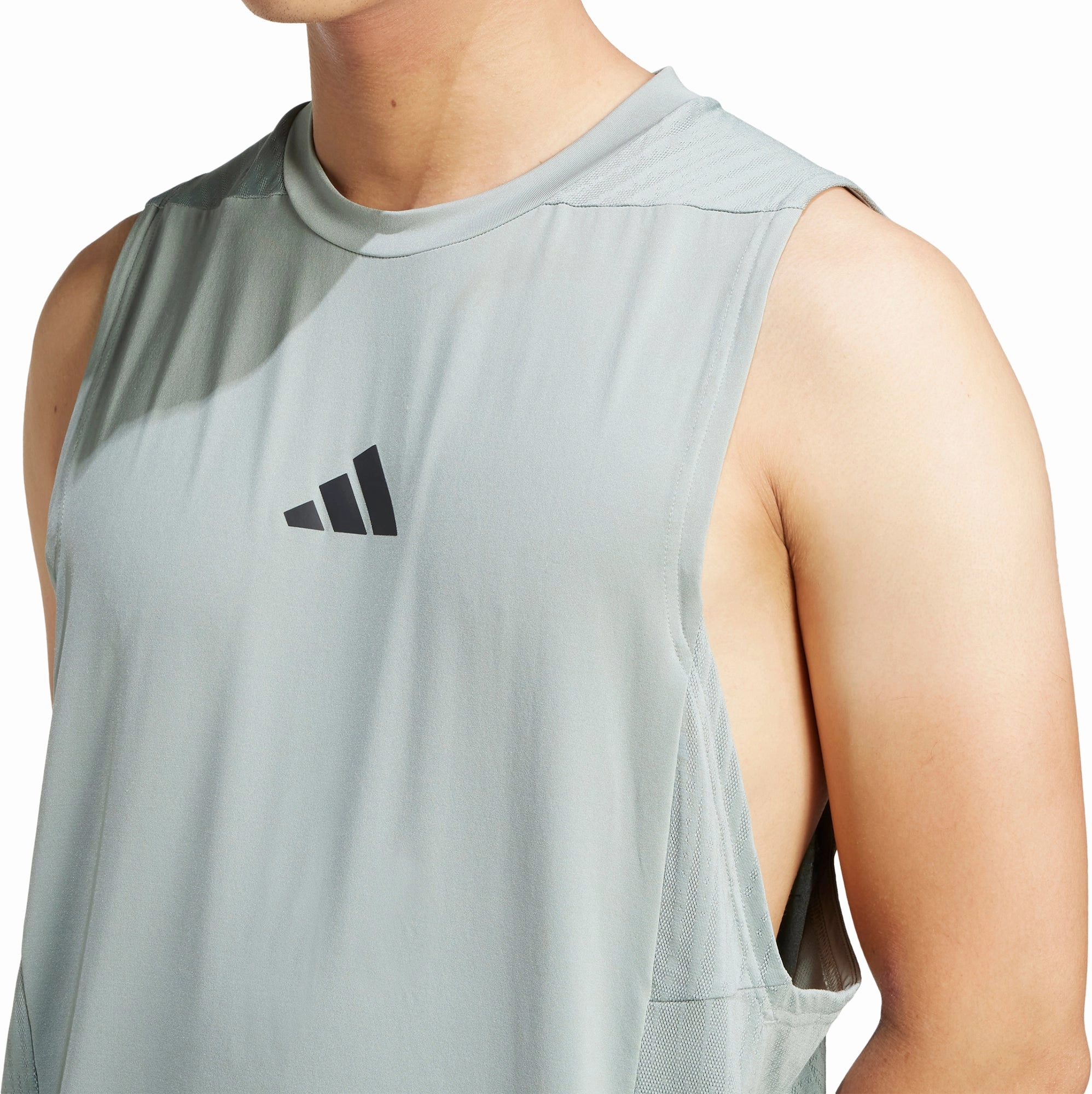 WaterRepellent Finish adidas Designed For Training Intensity Mens Training Vest - Green