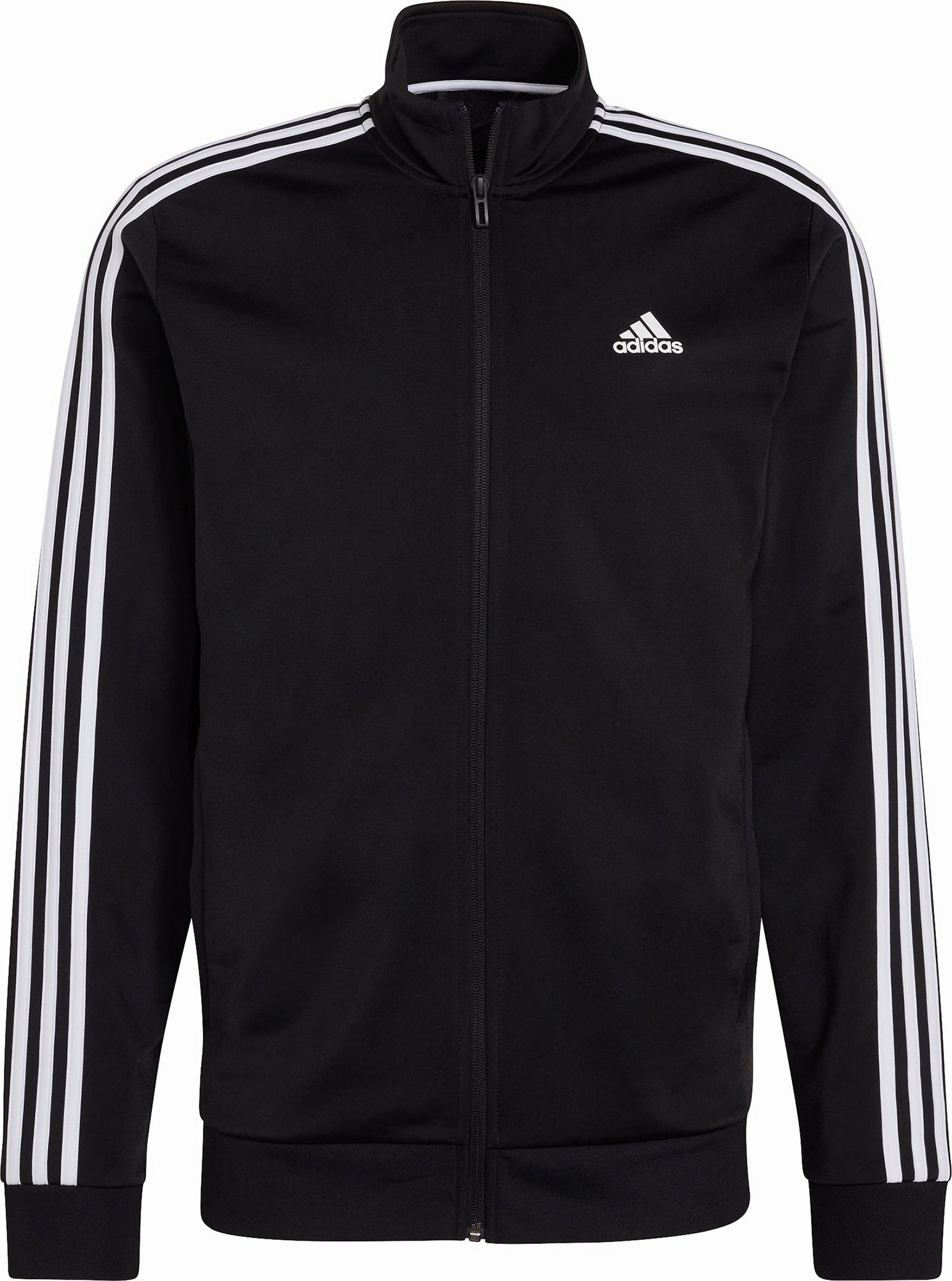 Assist City adidas Essentials Warm Up 3 Stripes Mens Track Jacket - Black