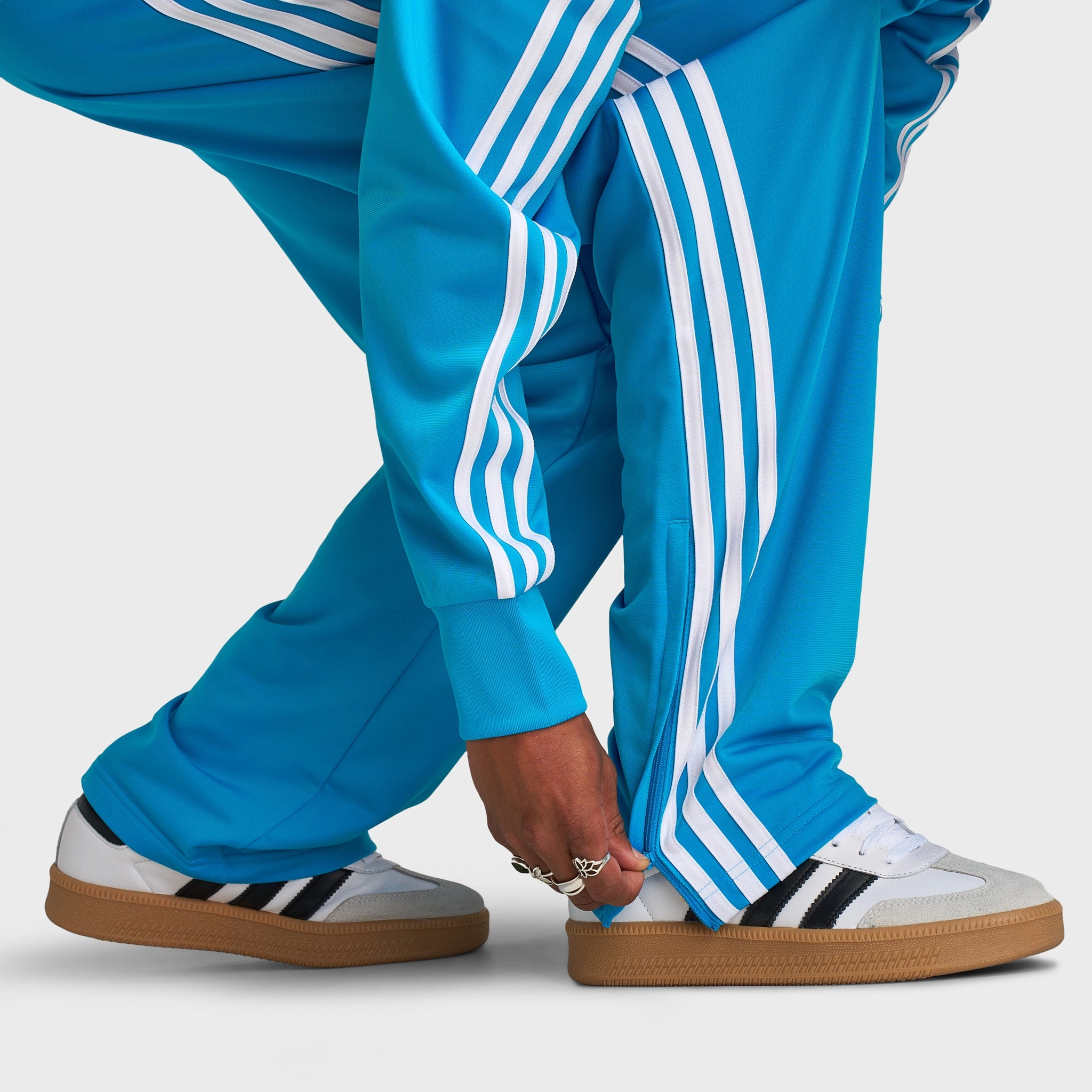 Action Wear applique venue adidas Firebird Track Pants / Sky Blue
