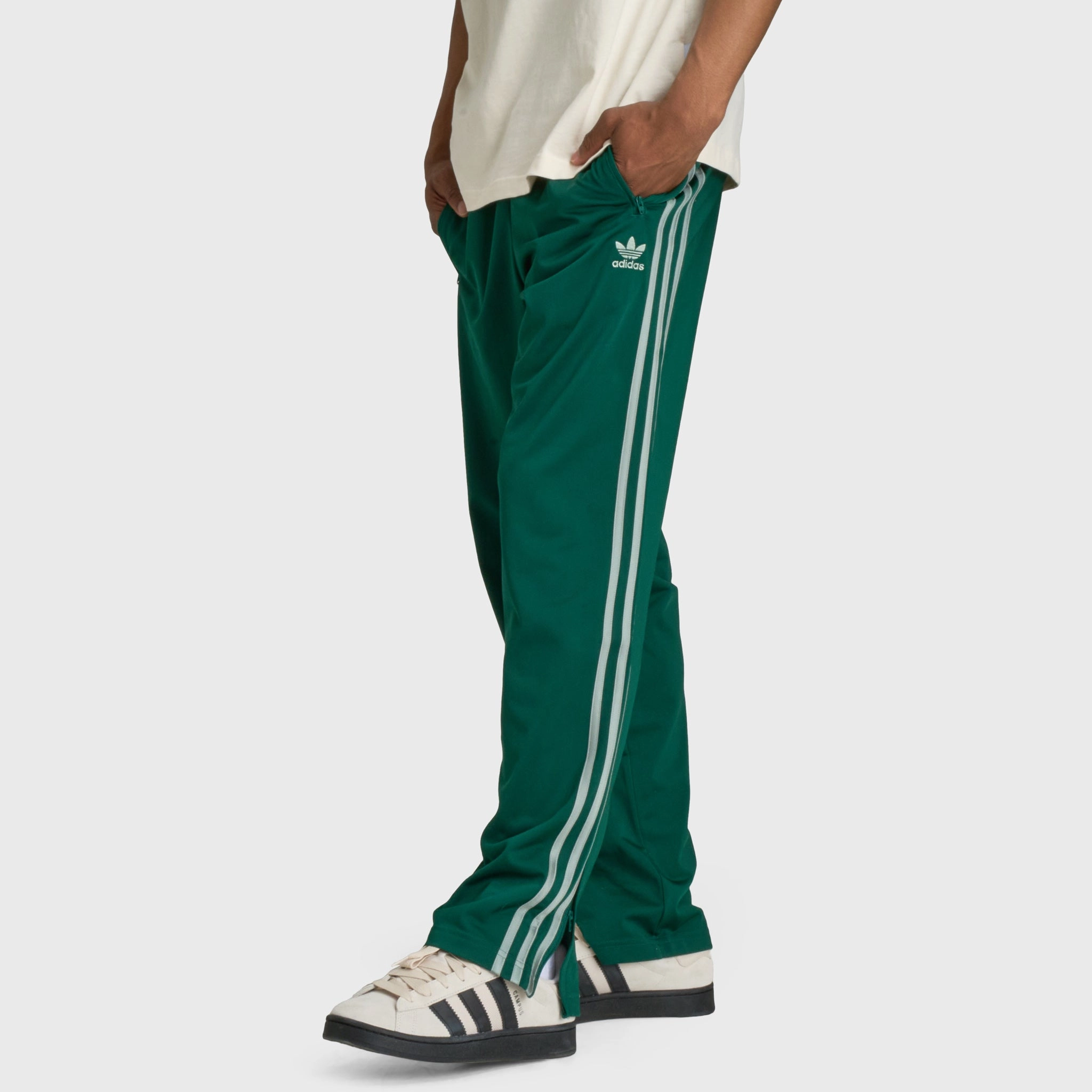 adidas Firebird Track Pants Green / White entertainment