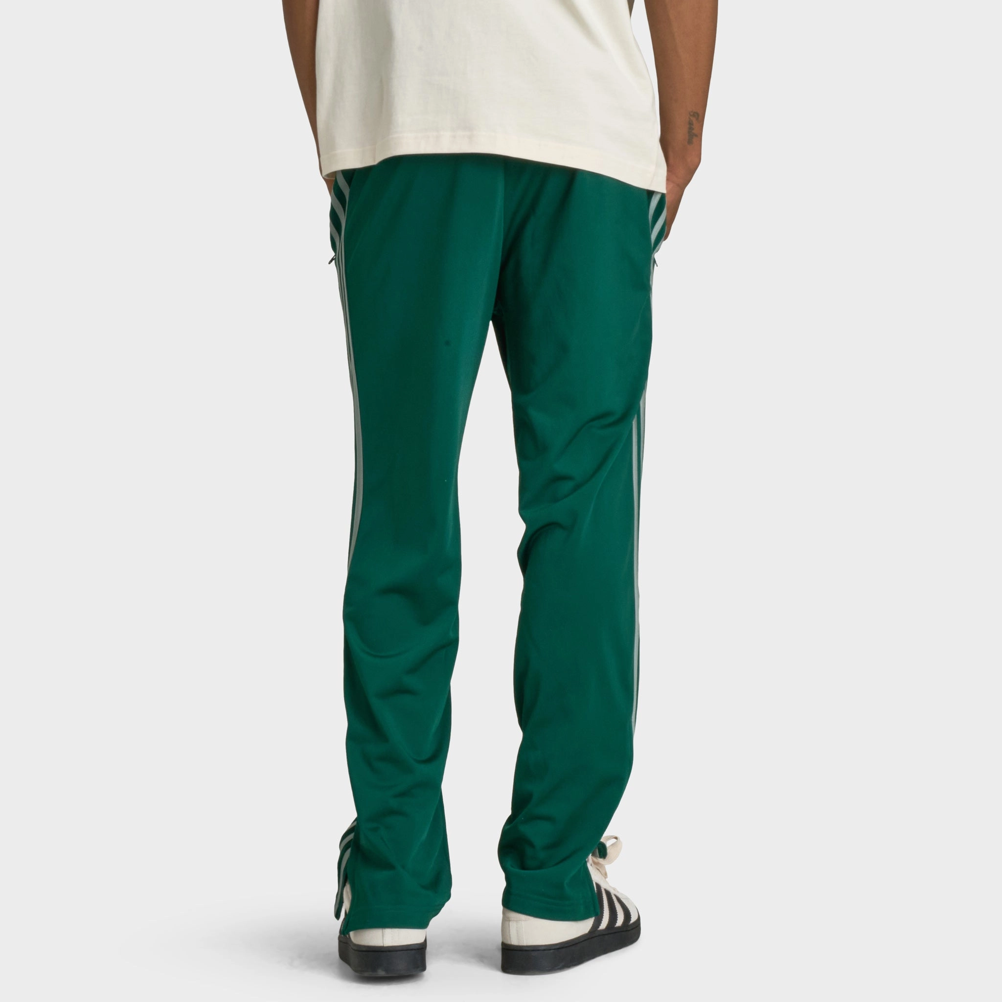 adidas Firebird Track Pants Green / White Compression Molded EVA