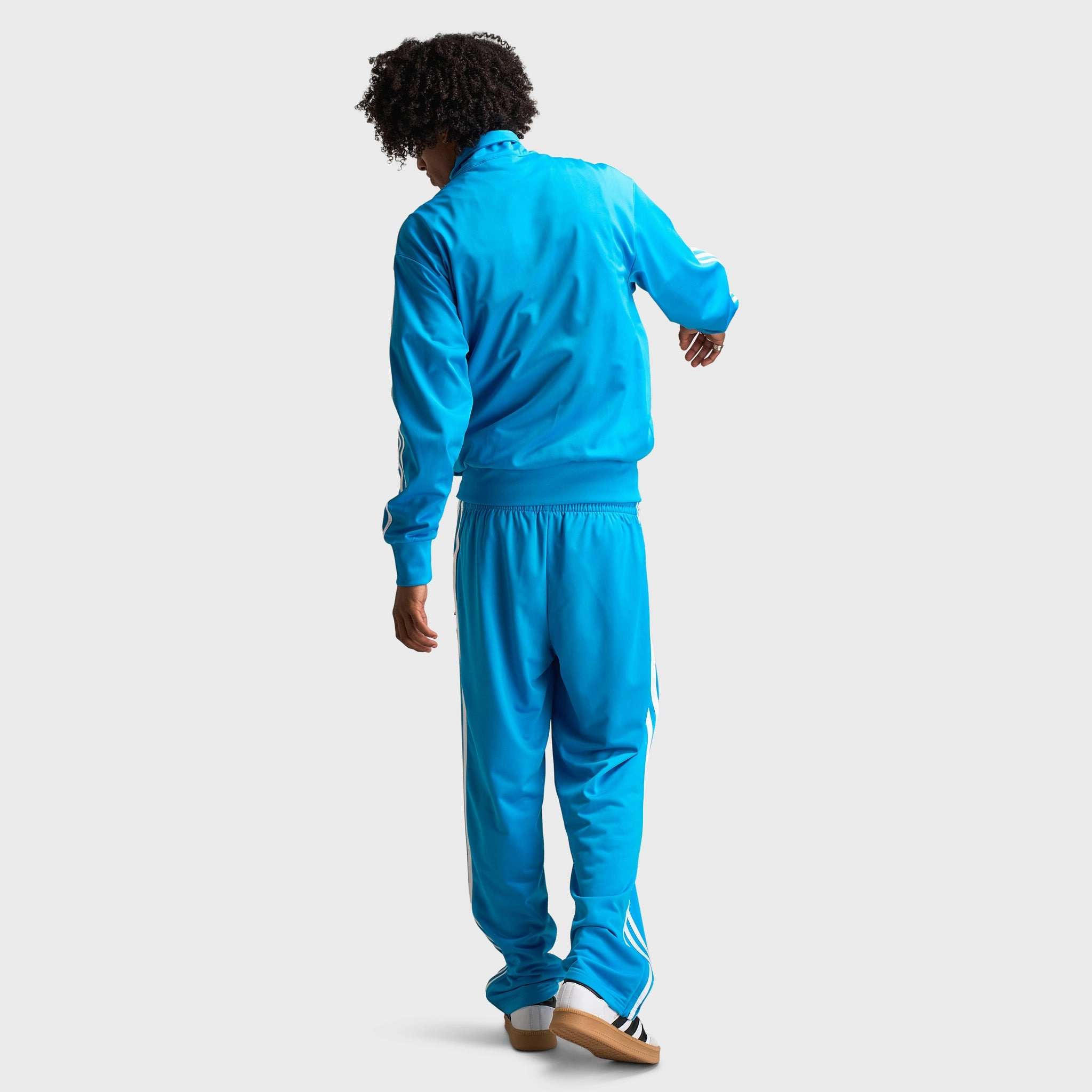 adidas Firebird Track Top / Sky Blue Stretch waistband ElasticWaistband