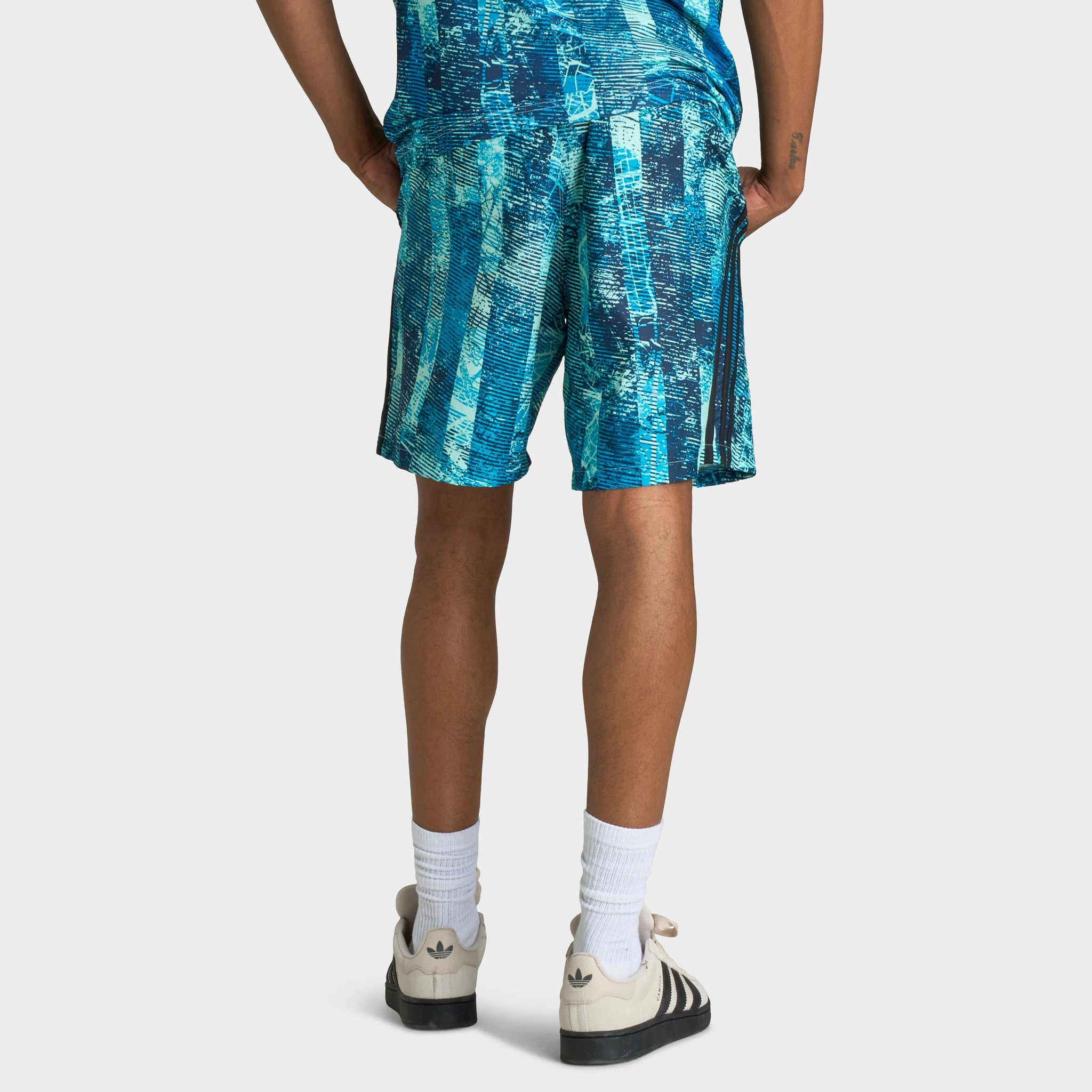 adidas FTB Swim Shorts Multicolour / Clear Mint Quick Pocket Access Everyday Ready