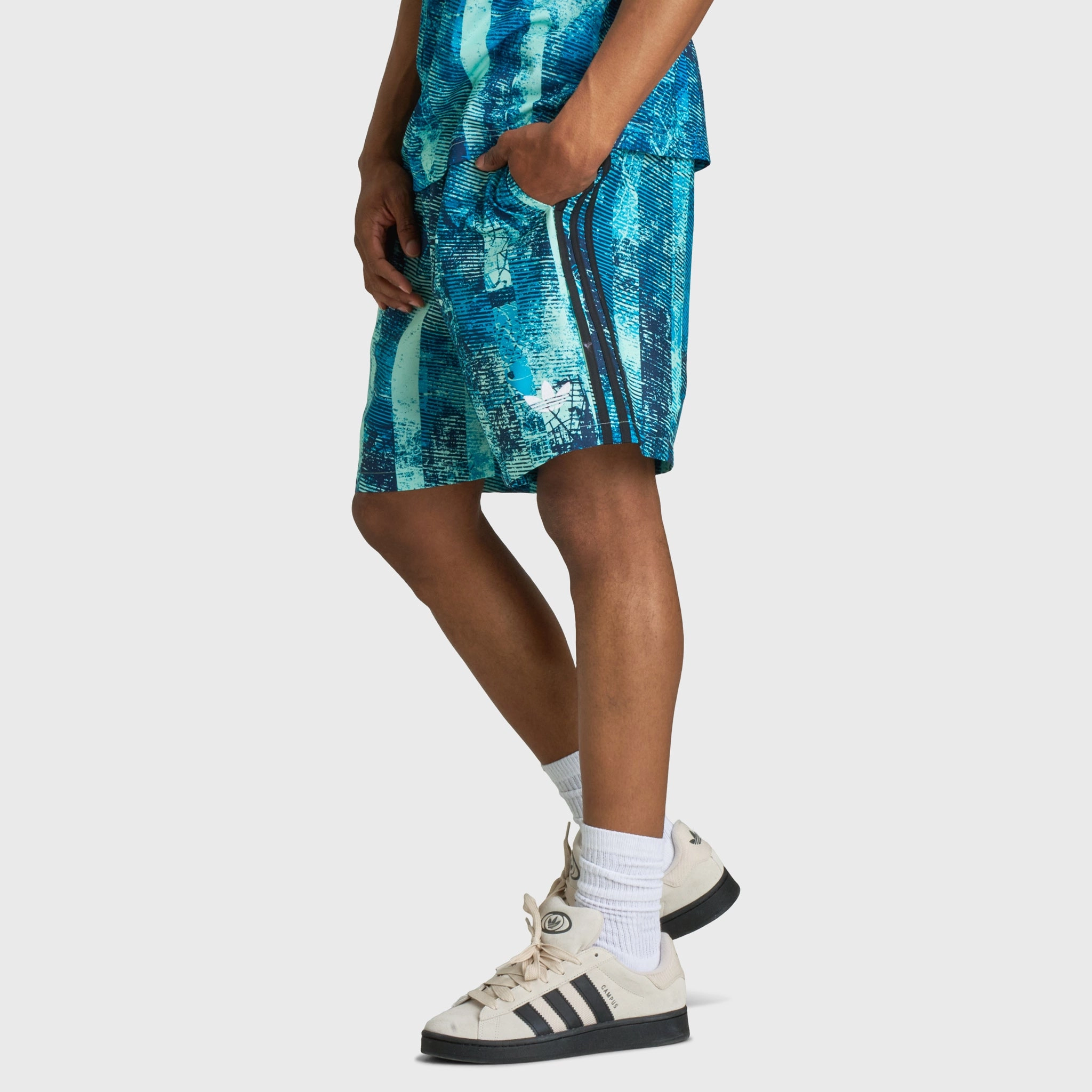 QuickReleaseBuckle adidas FTB Swim Shorts Multicolour / Clear Mint