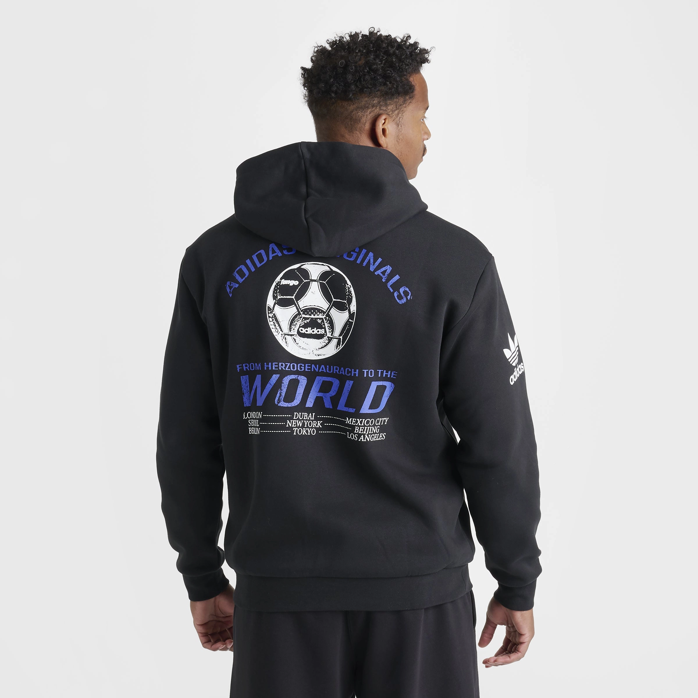 Chill Ready Essential Style adidas Graphic Pullover Hoodie / Black