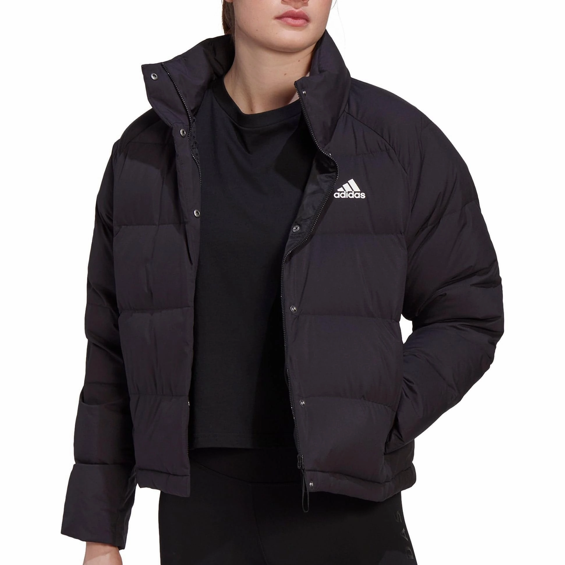 Polarized Sun Protection adidas Helionic Relaxed Fit Womens Down Jacket - Black