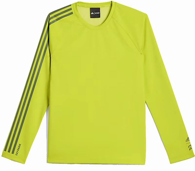 Silk Glow adidas Ivy Park X Peloton Long Sleeve Mens Training Top - Green
