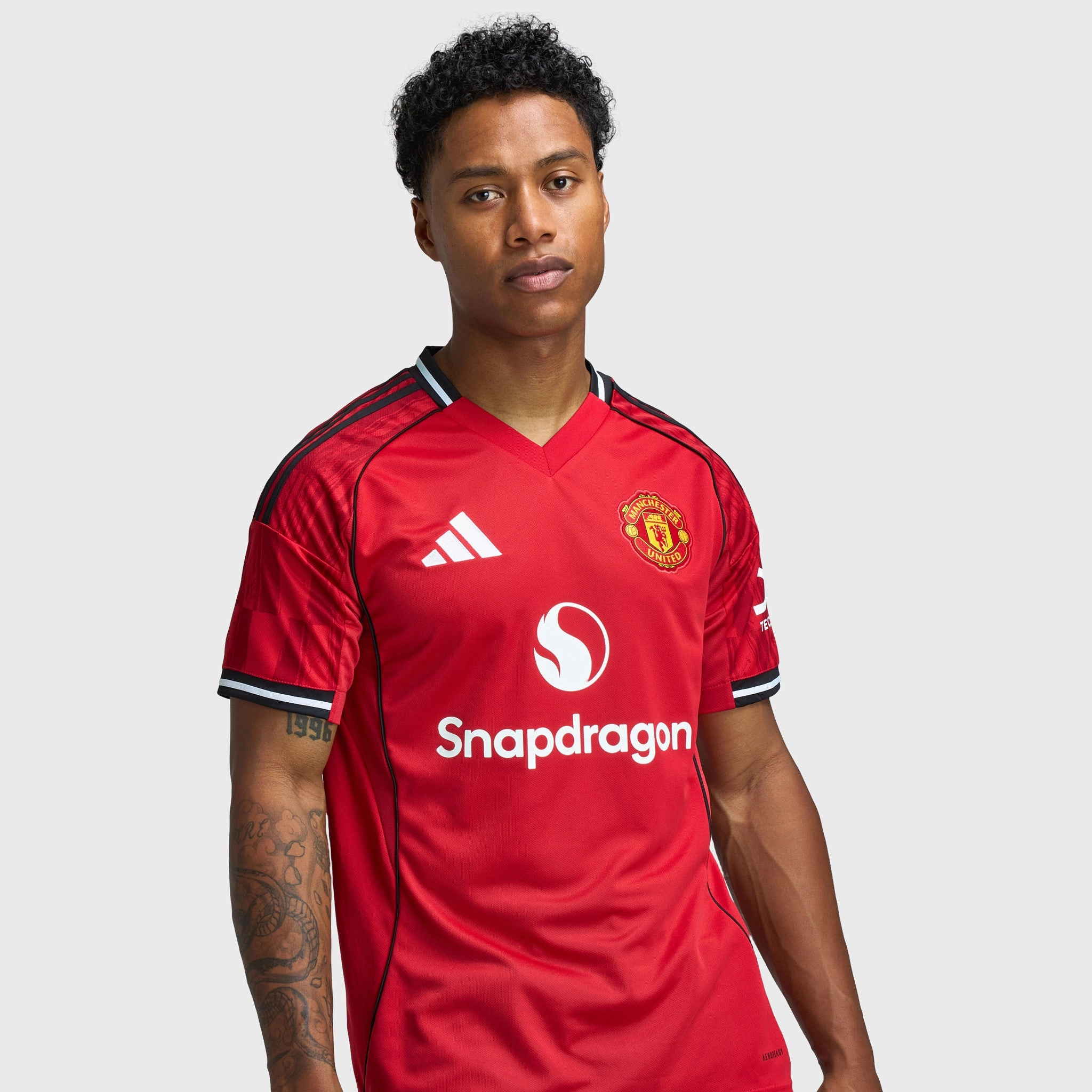 Flexible Shoulder Design adidas Manchester United 25/26 Home Jersey / MUFC Red