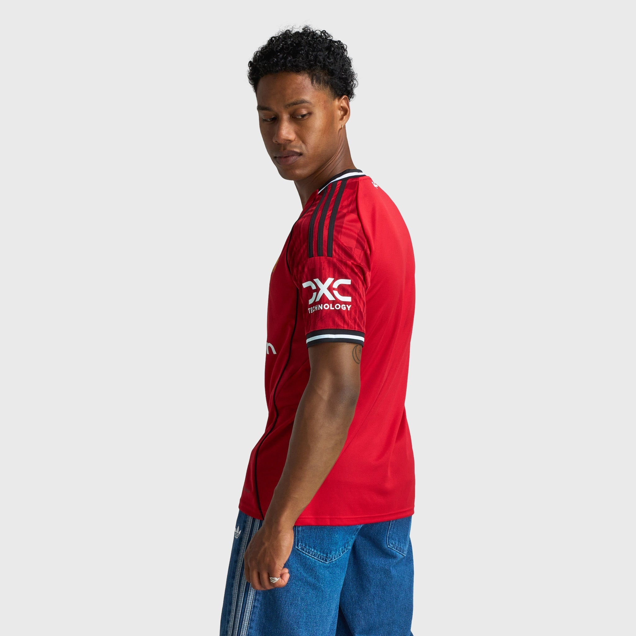adidas Manchester United 25/26 Home Jersey / MUFC Red Soft Shell Fabric