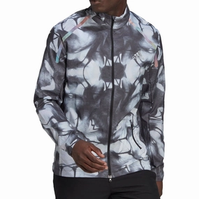 Smart Design Protect adidas Marathon Translucent Mens Running Jacket - White
