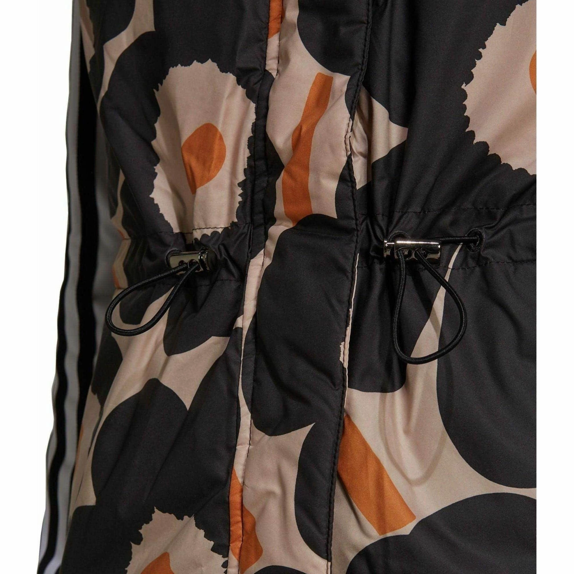 adidas Marimekko Reversible Womens Down Gilet - Black Saga Vibe Silver Glow