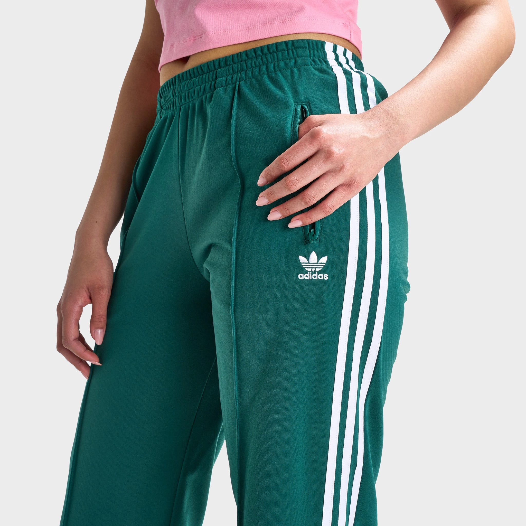 Layer Play adidas Originals Women?s Adicolor Classics Firebird Track Pants / Collegiate Green