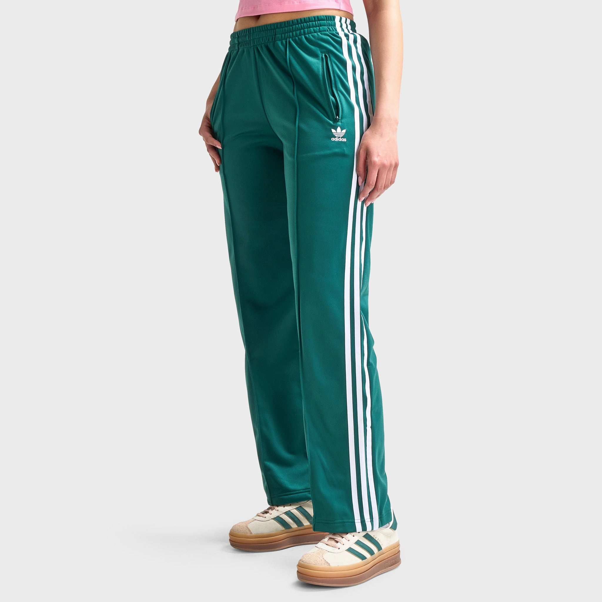 Korean Fresh MoistureWickingTechnology adidas Originals Women?s Adicolor Classics Firebird Track Pants / Collegiate Green