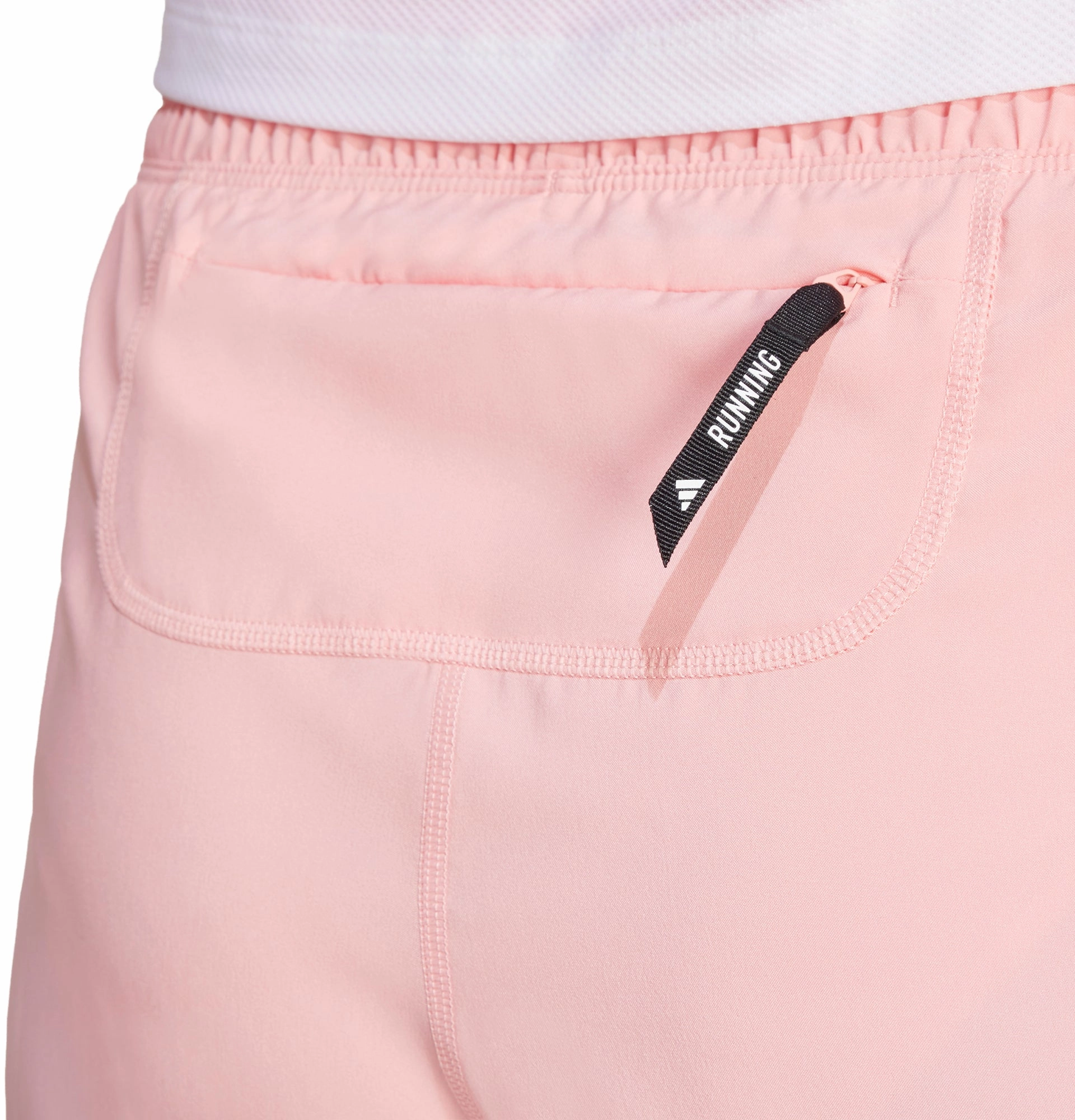 adidas Own The Run 3 Inch Womens Running Shorts - Pink Anti Odor Technology Day Fit