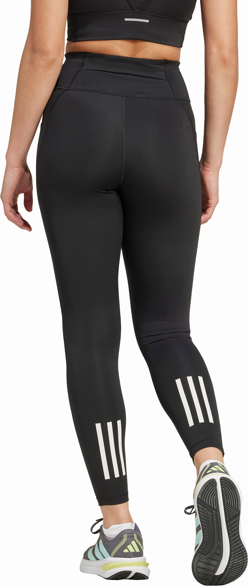 adidas Own The Run 7/8 Womens Running Tights - Black Party-dress-attribute Metallic-look-feature