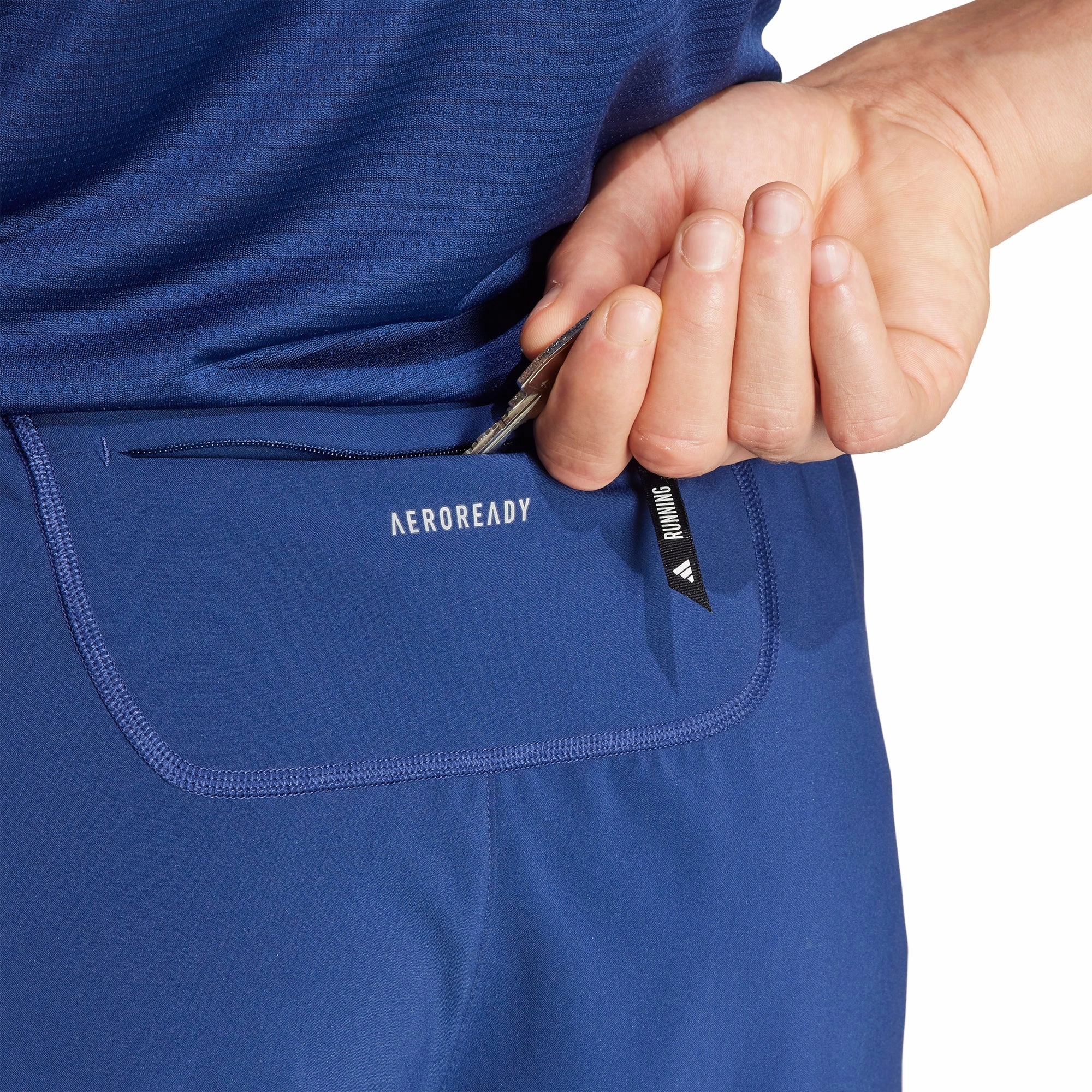 adidas Own The Run 7 Inch Mens Running Shorts - Blue Beachwear Modern Aesthetic
