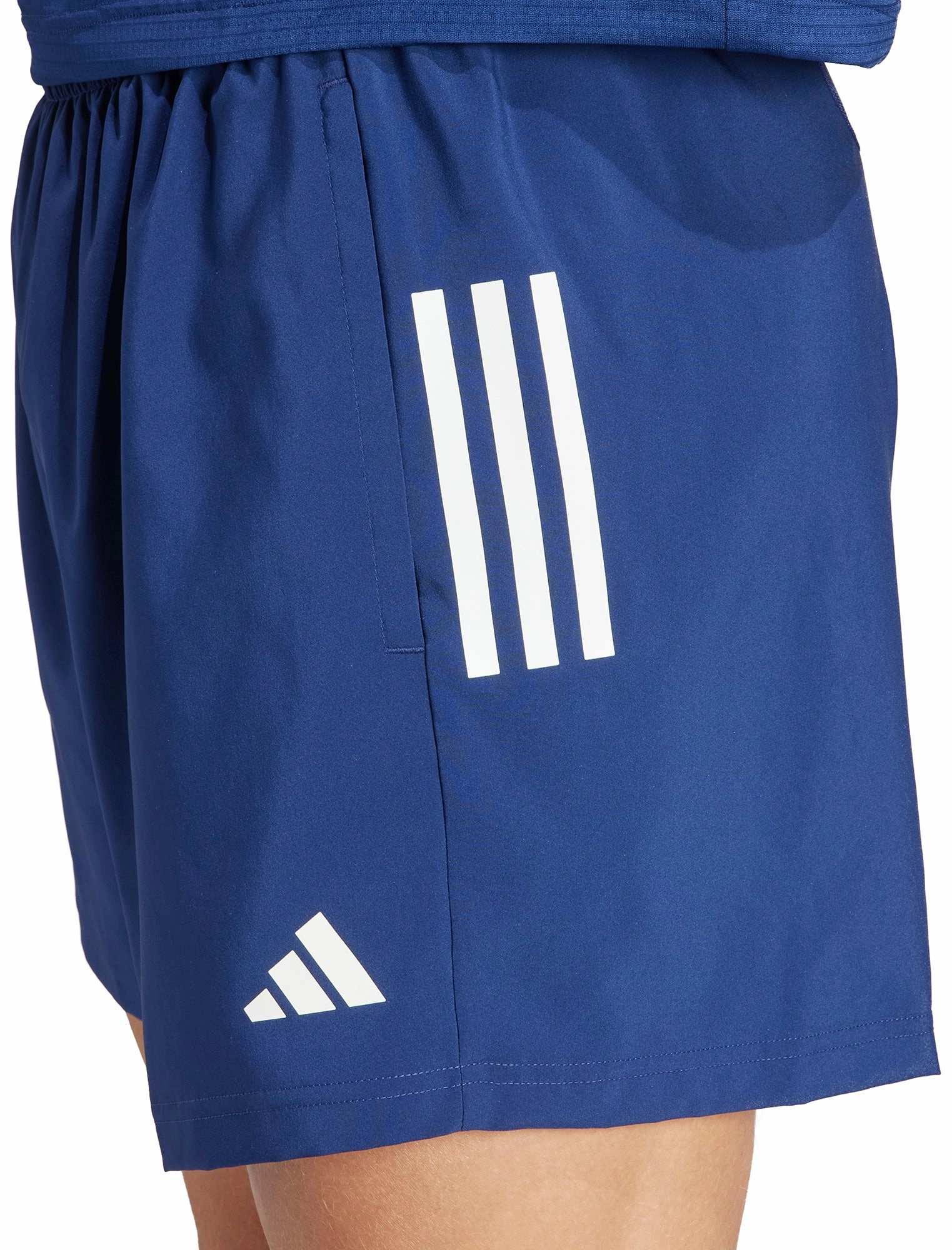 skiing outfit Chafe Resistant Seams adidas Own The Run 7 Inch Mens Running Shorts - Blue