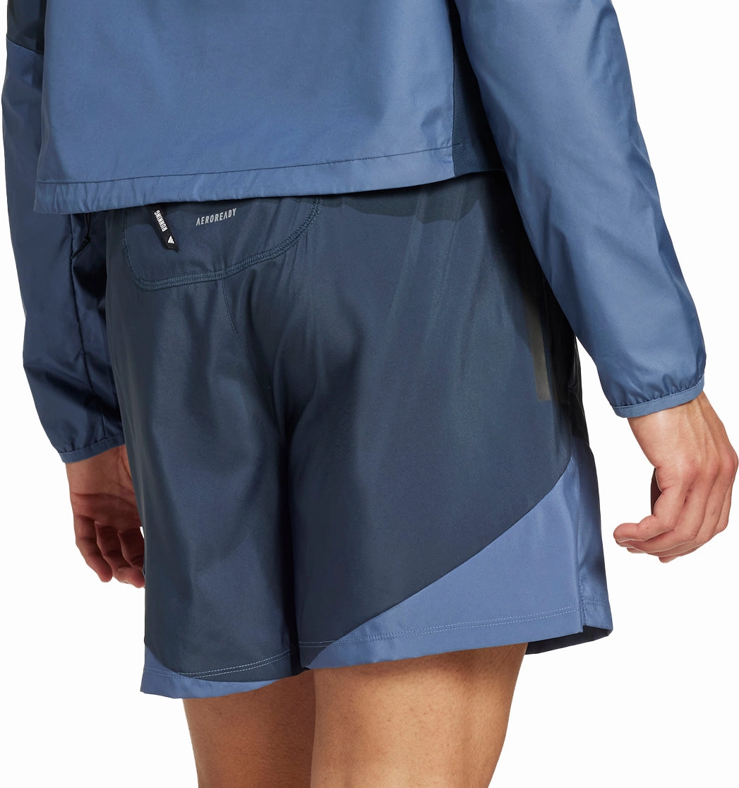 adidas Own The Run 7 Inch Mens Running Shorts - Blue Fit Design