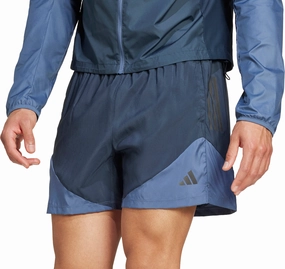 fitness industry adidas Own The Run 7 Inch Mens Running Shorts - Blue