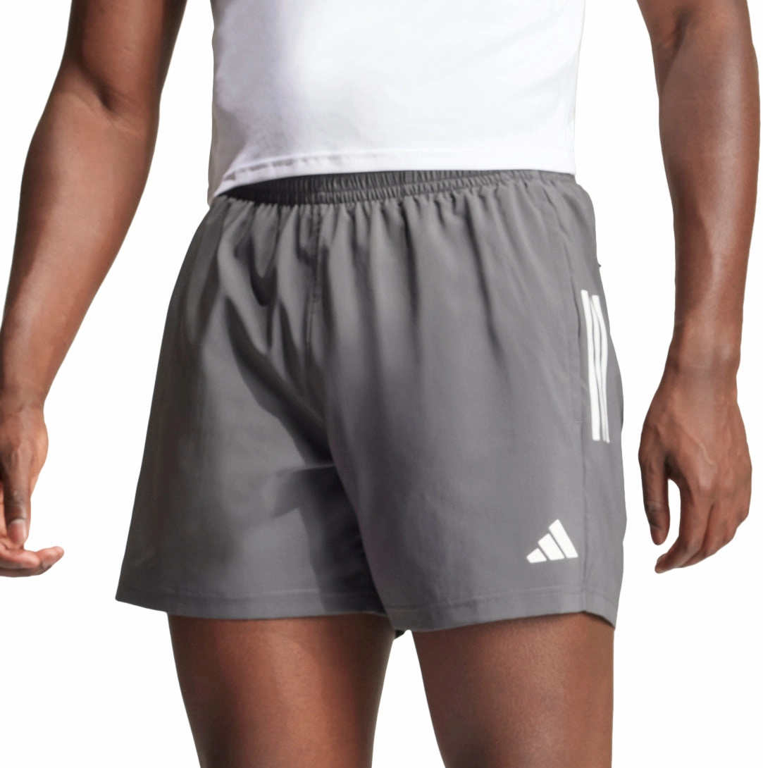 adidas Own The Run 7 Inch Mens Running Shorts - Grey MeshVentilation Leather shorts