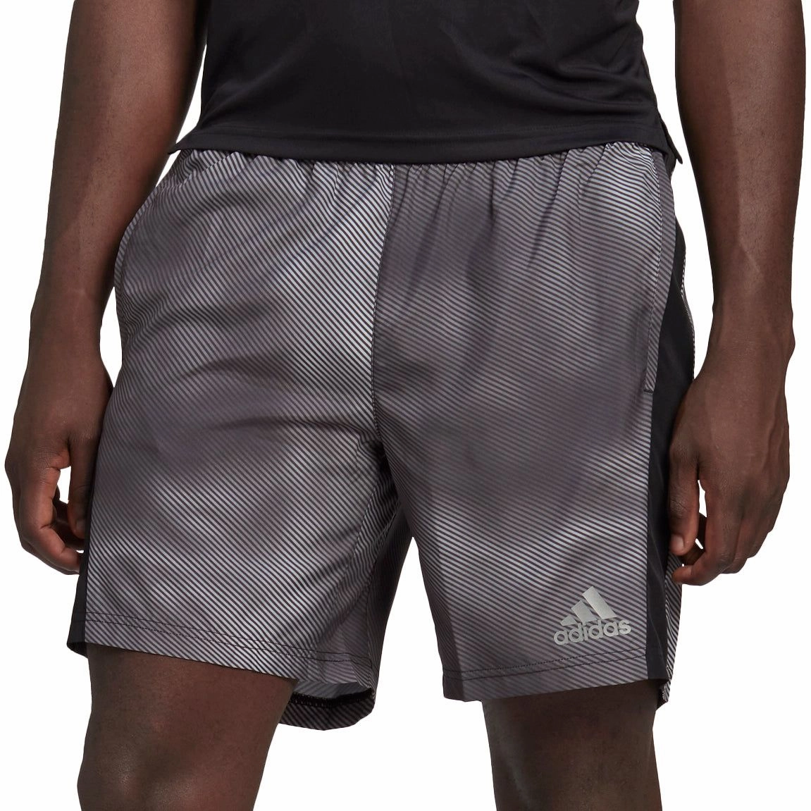 adidas Own The Run 9 Inch Mens Running Shorts - Grey Soft Inner Lining Tactical Attachment Loops