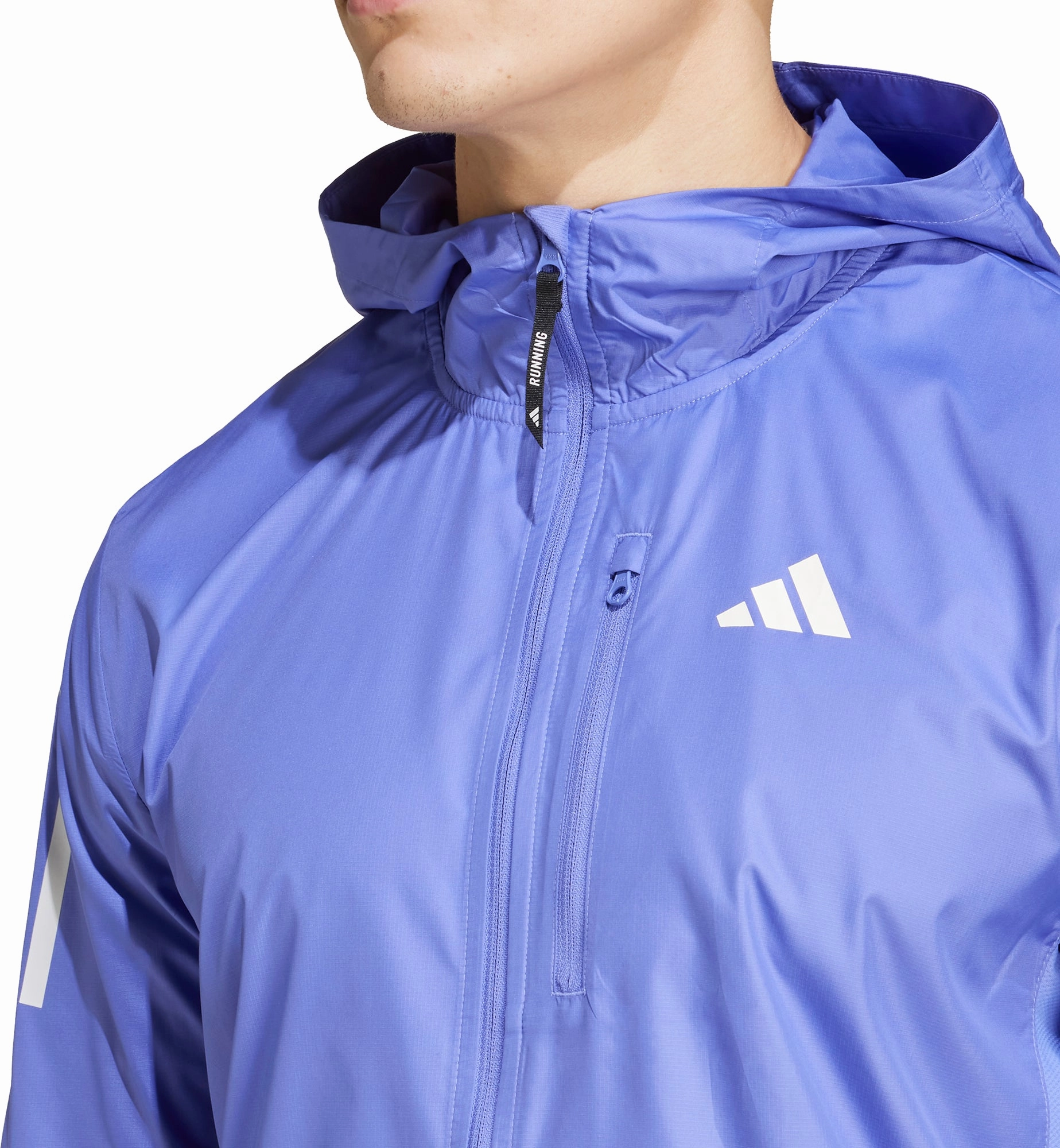 graduation party adidas Own The Run Mens Running Jacket - Blue