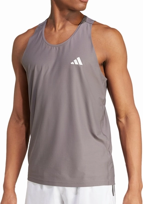 adidas Own The Run Mens Running Vest - Grey High Quality direction