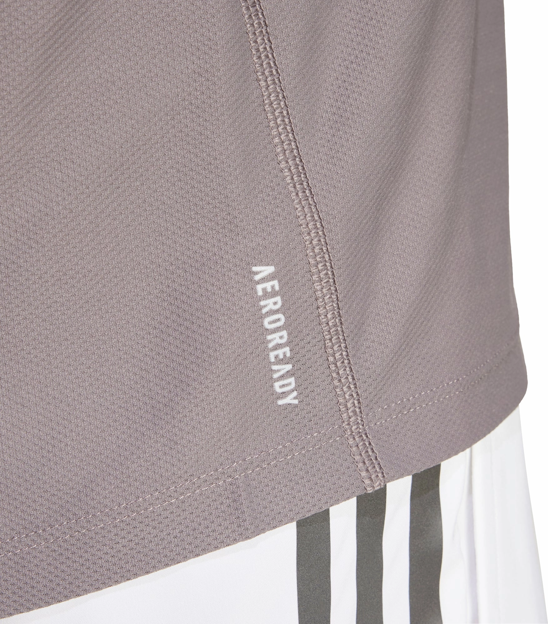 Double Stitched Edges adidas Own The Run Mens Running Vest - Grey