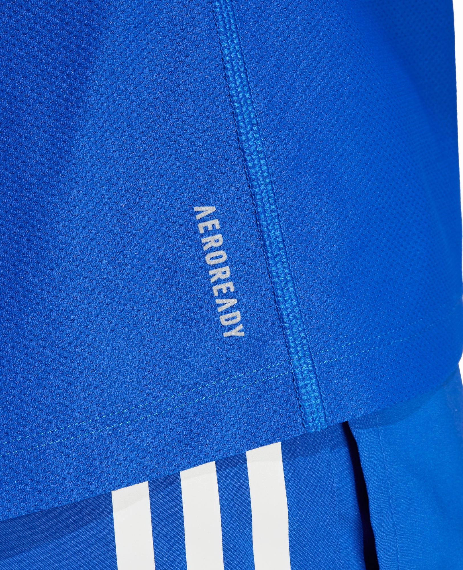 Eco Friendly Production adidas Own The Run Short Sleeve Mens Running Top - Blue