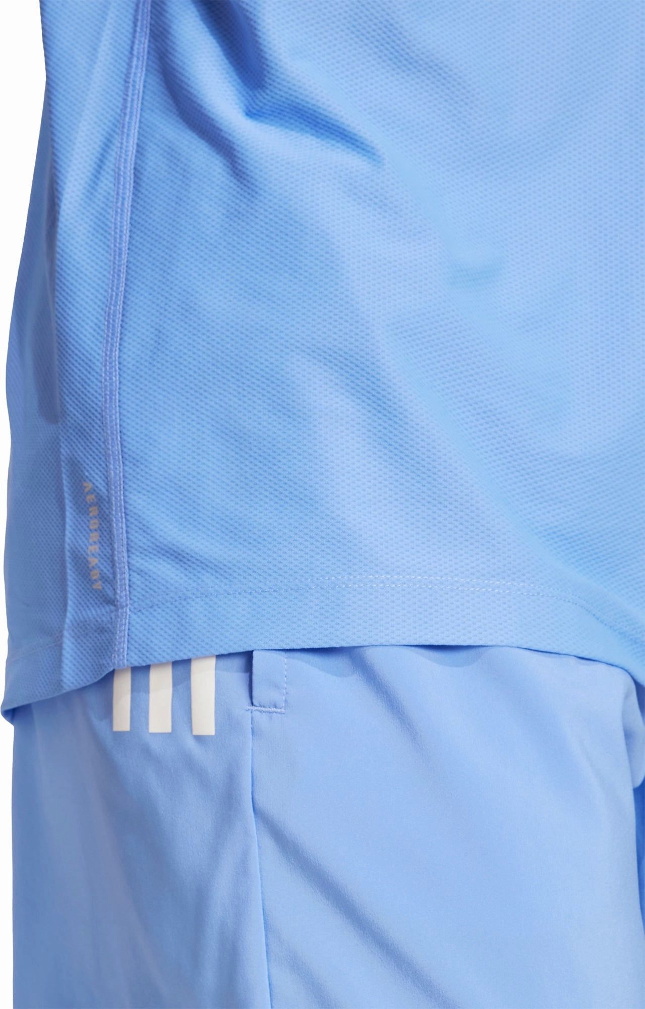 Relax Trend Cool and Chic adidas Own The Run Short Sleeve Mens Running Top - Blue