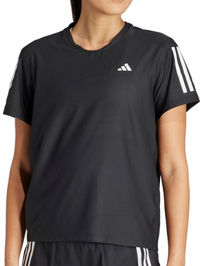 Daily Style adidas Own The Run Short Sleeve Womens Running Top - Black