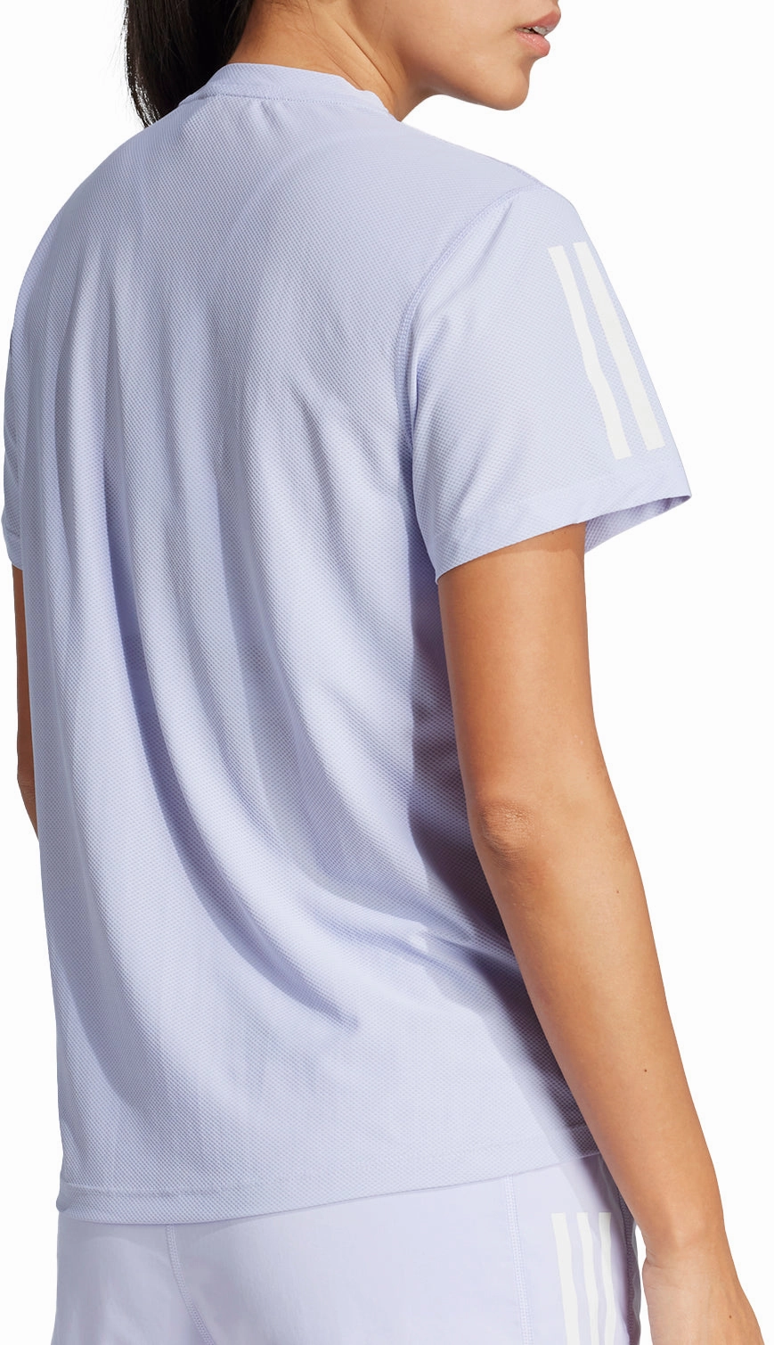 outdoor concert adidas Own The Run Short Sleeve Womens Running Top - Purple