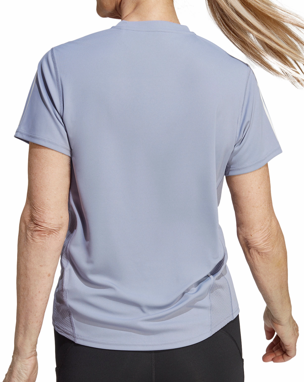 Chill Design adidas Own The Run Short Sleeve Womens Running Top - Purple