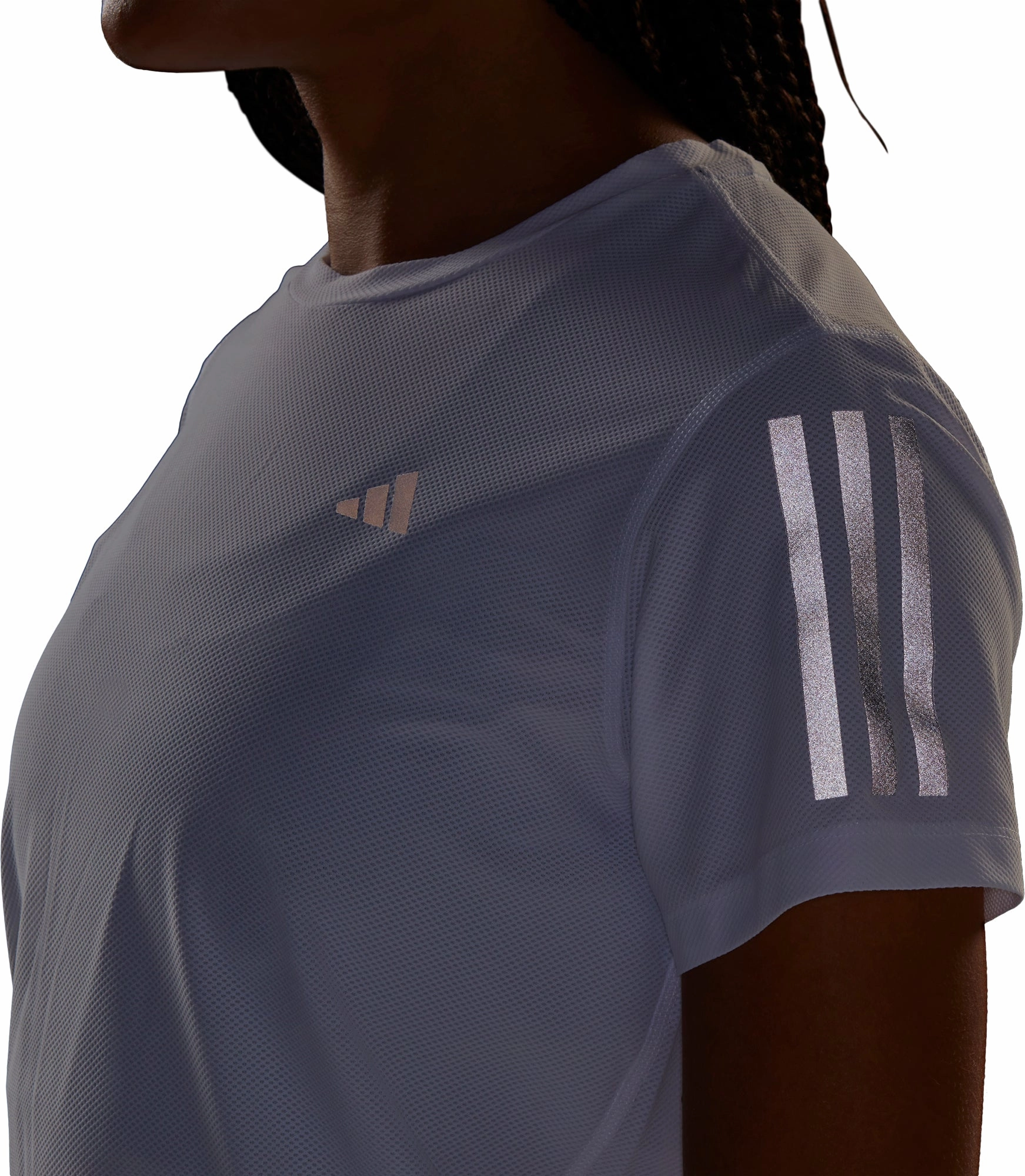Everyday Look adidas Own The Run Short Sleeve Womens Running Top - White