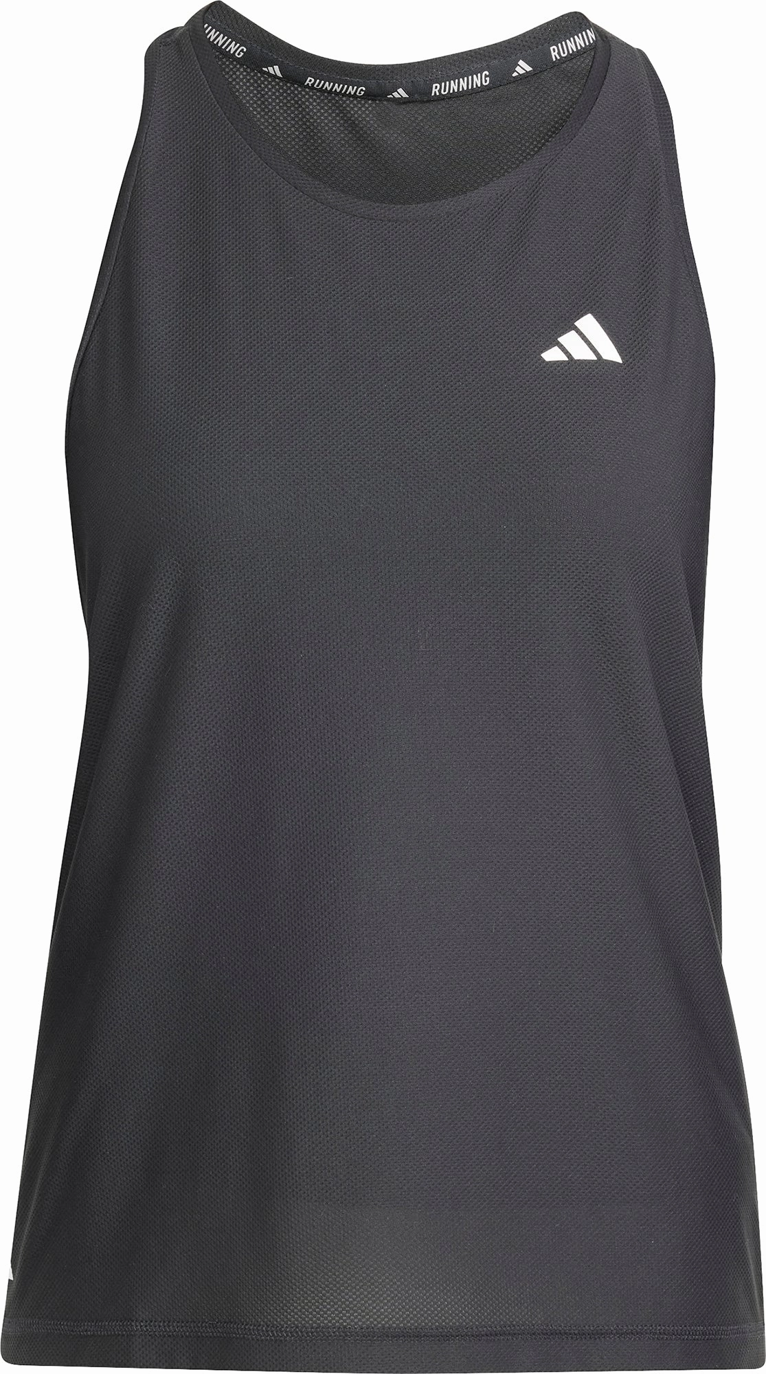 Breathable Lining appearance adidas Own The Run Womens Running Vest Tank Top - Black