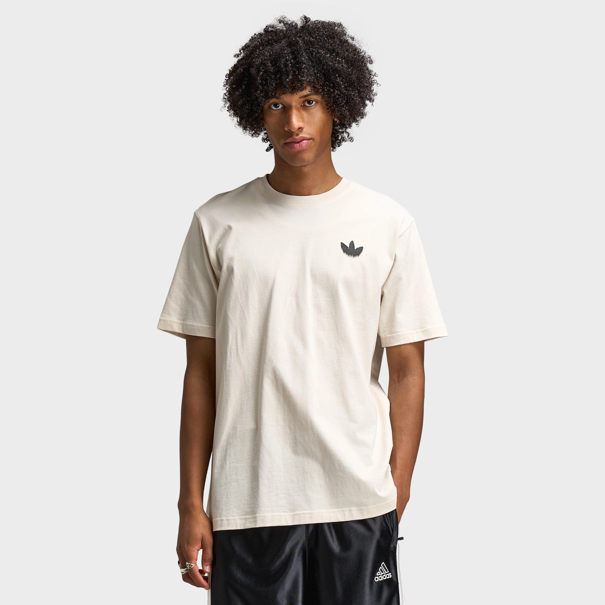 adidas Skeleton Graphic T-Shirt / Wonder White single - layer storage