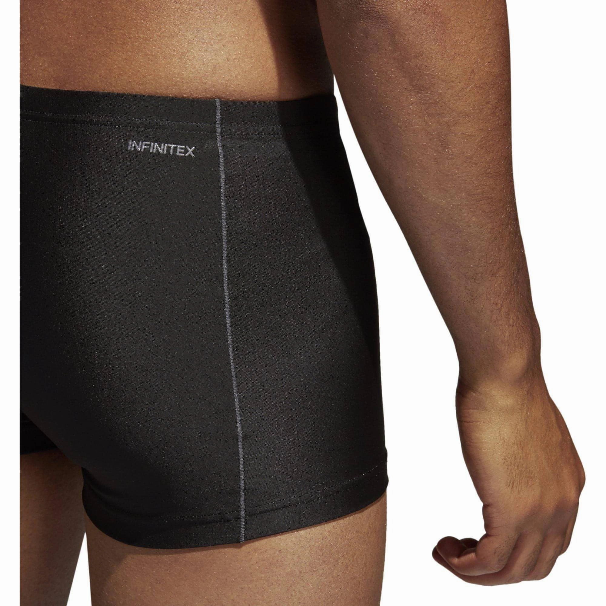 adidas Solid Swim Junior Boxer - Black Reinforced Stress Points Chlorine Resistant Coating