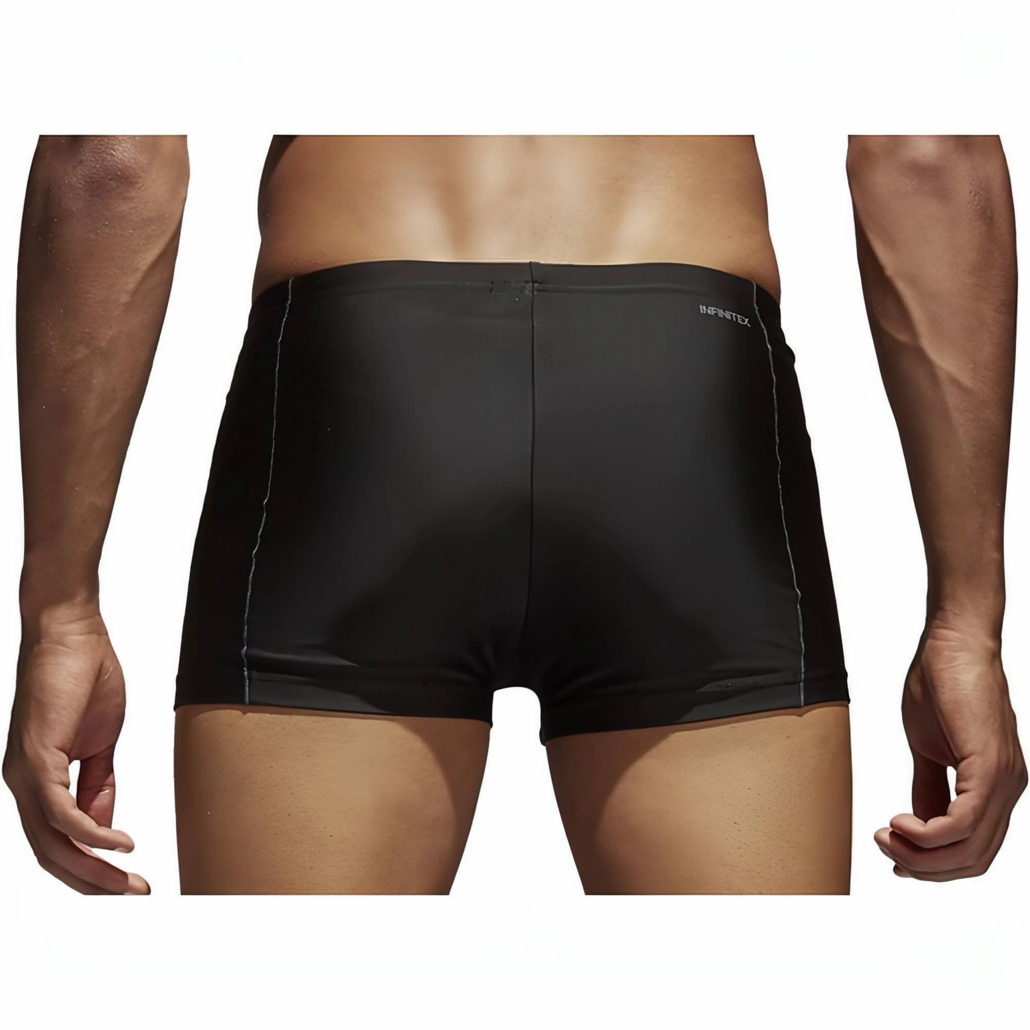Anti Chafe Seam Construction adidas Solid Swim Junior Boxer - Black