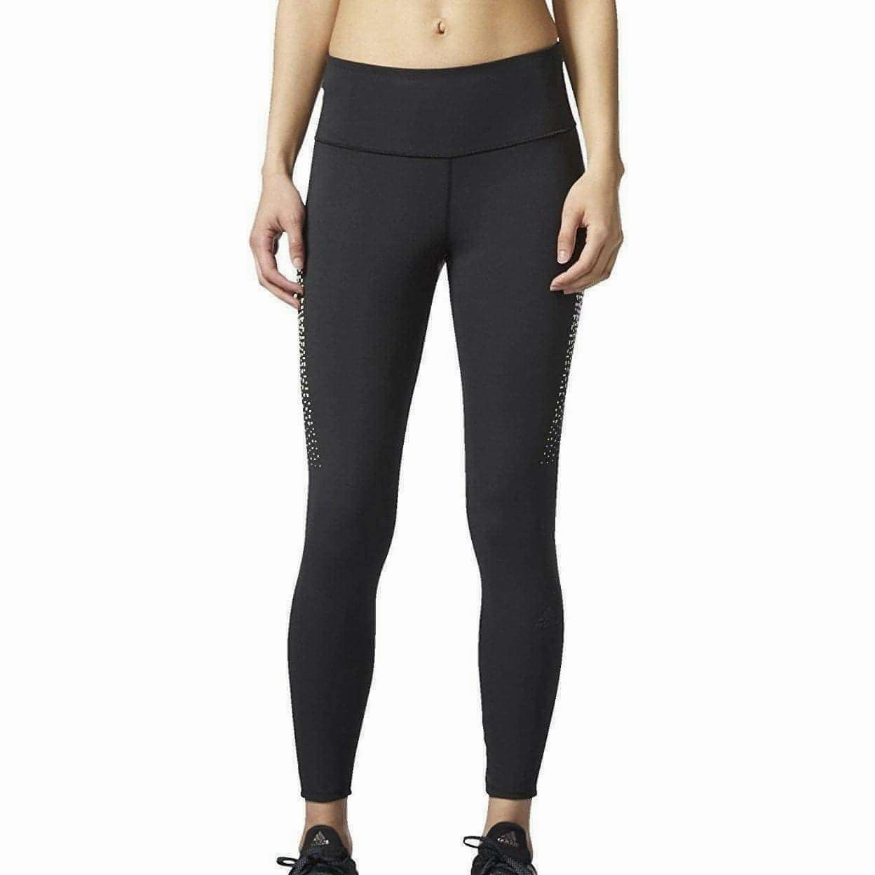 adidas Supernova Womens 7/8 Running Tights - Black Textured-design Semi-formal