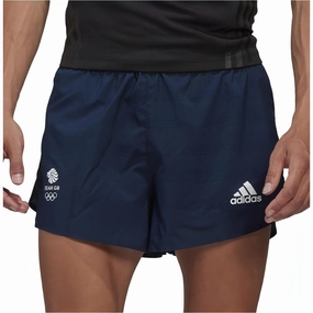 adidas Team GB Mens Running Shorts - Navy Outdoor Ready