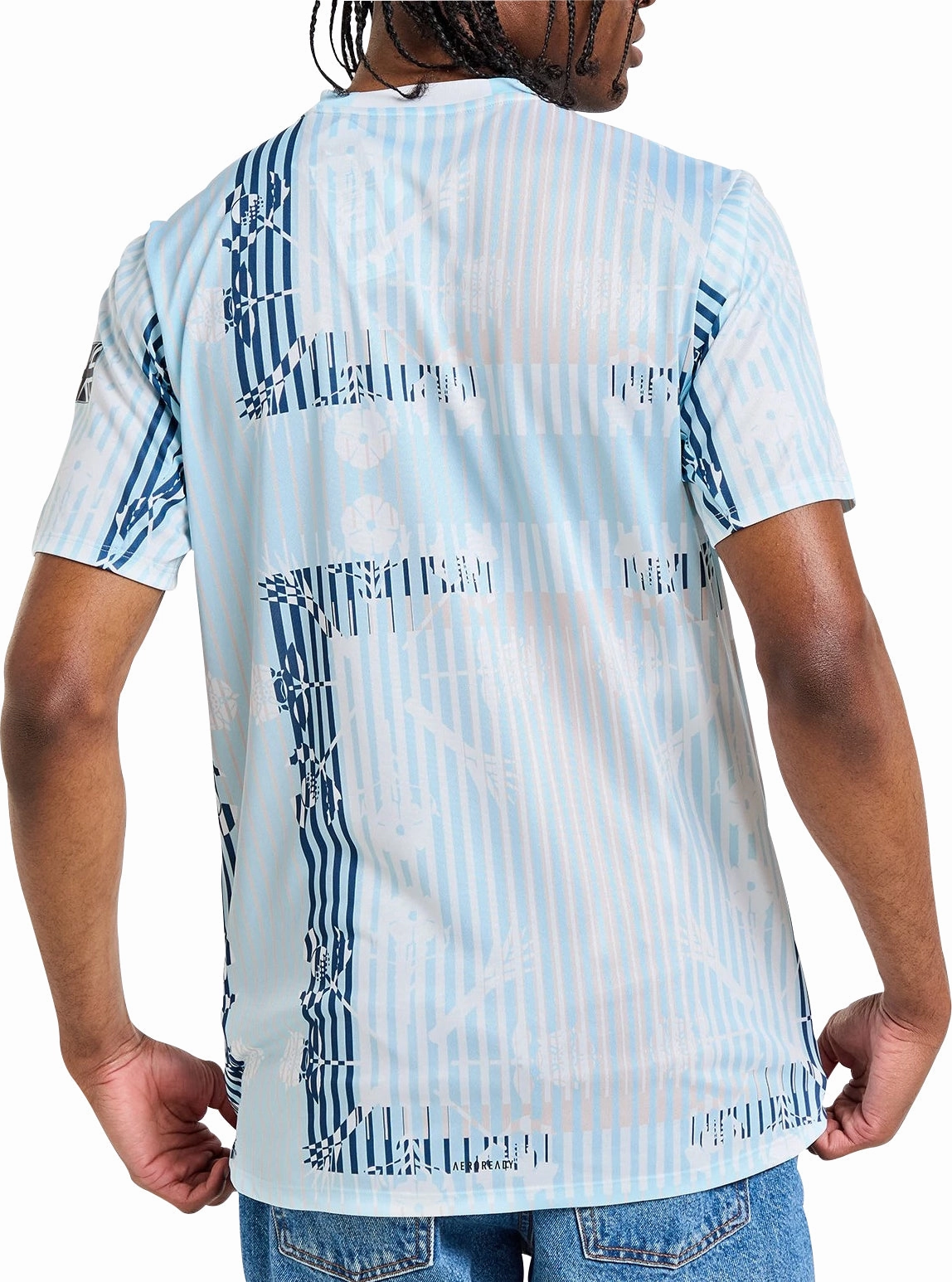 adidas Team GB Short Sleeve Mens Training Top - Blue outdoor mode Young Edge