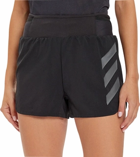 adidas Terrex Agravic 3 Inch Womens Running Shorts - Black Modern Look Designer Style