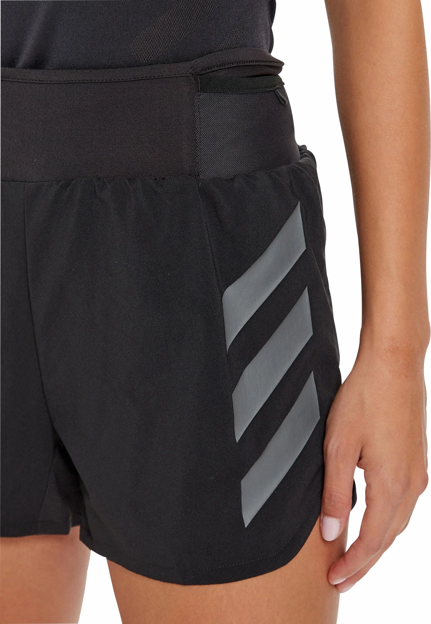 Outdoor Look adidas Terrex Agravic 3 Inch Womens Running Shorts - Black