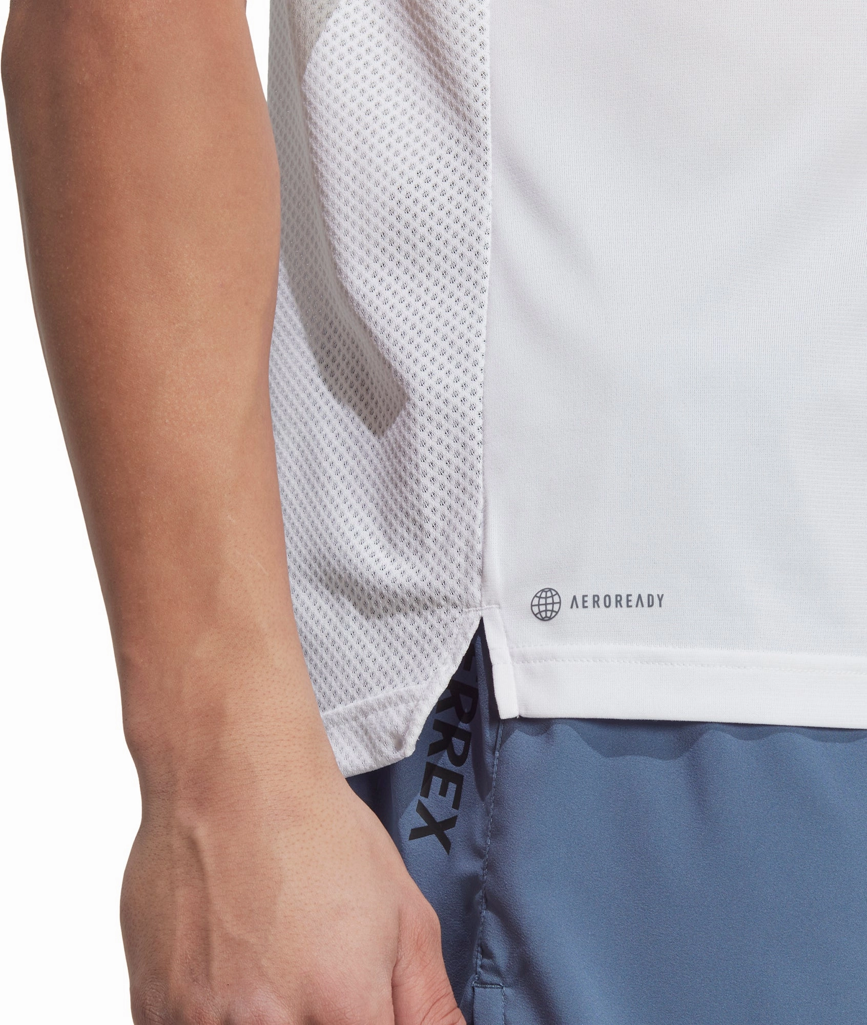 Layering Fashion adidas Terrex Agravic Short Sleeve Mens Running Top - White