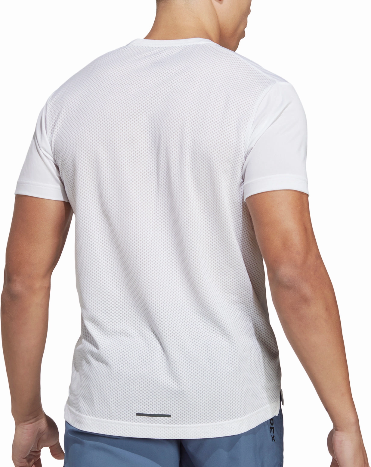 adidas Terrex Agravic Short Sleeve Mens Running Top - White Comfort and Fit Light and Fresh