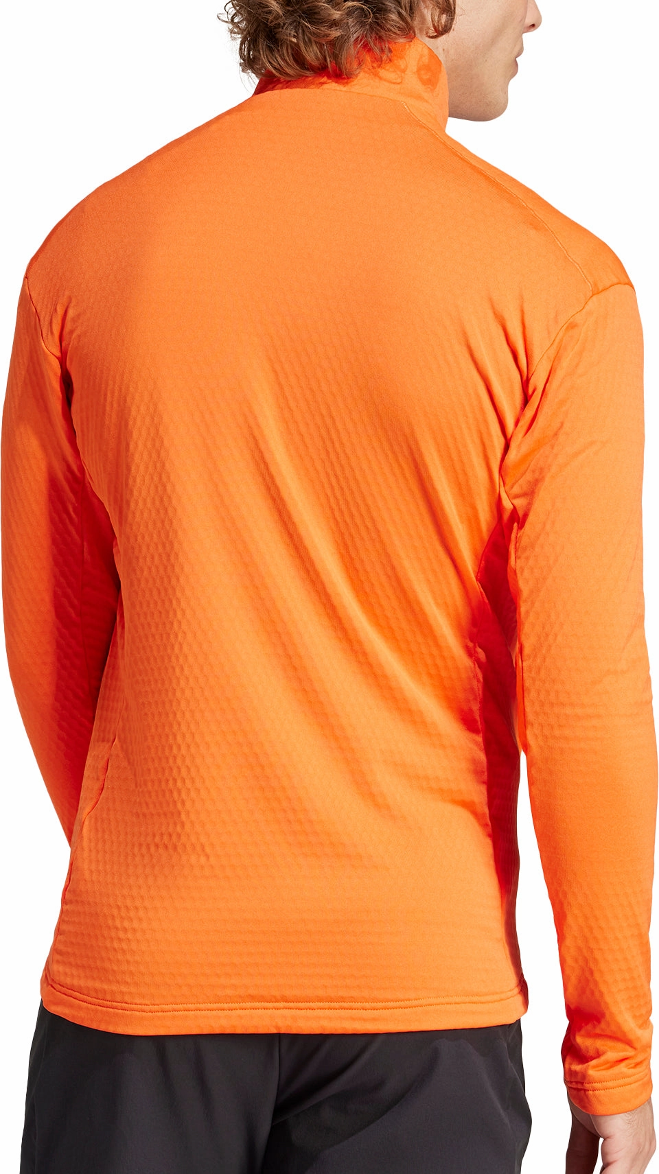 adidas Terrex Multi Light Full Zip Long Sleeve Mens Walking Top - Orange Formal Use
