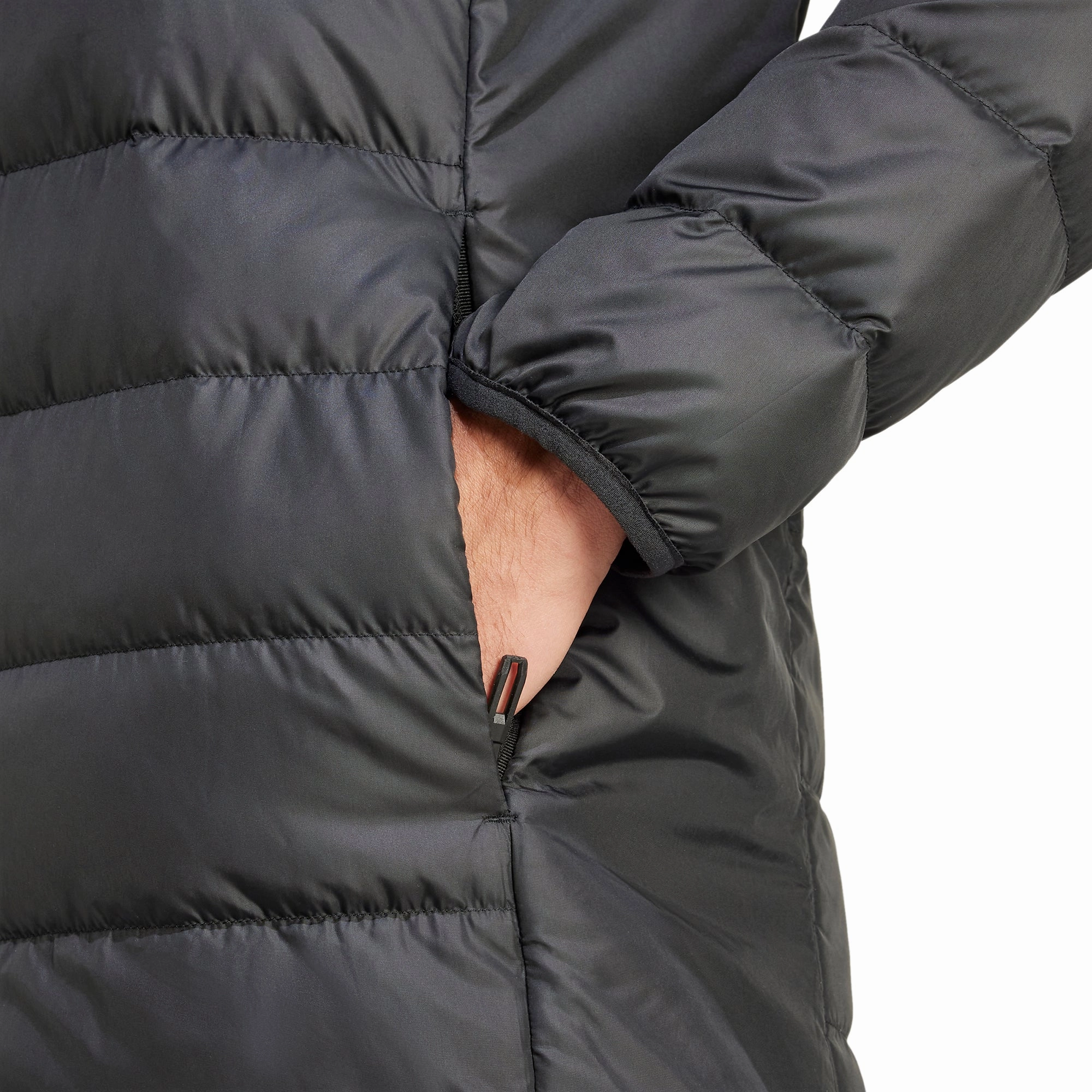 adidas Terrex Multi Light Hooded Mens Down Jacket - Black Go To Layer Tailored Cut Style