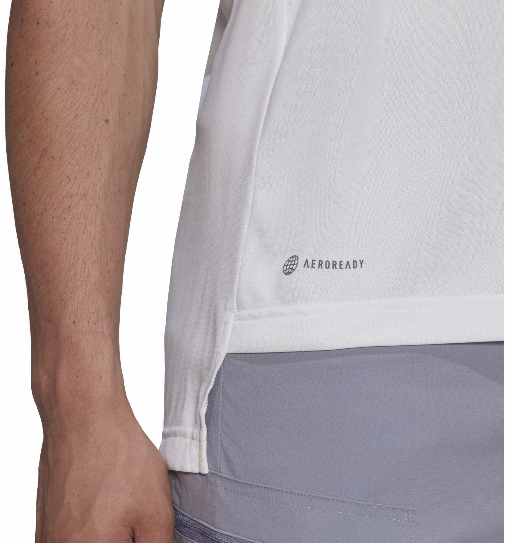 adidas Terrex Multi Short Sleeve Mens Running Top - White Breathable Design Sporty Chic